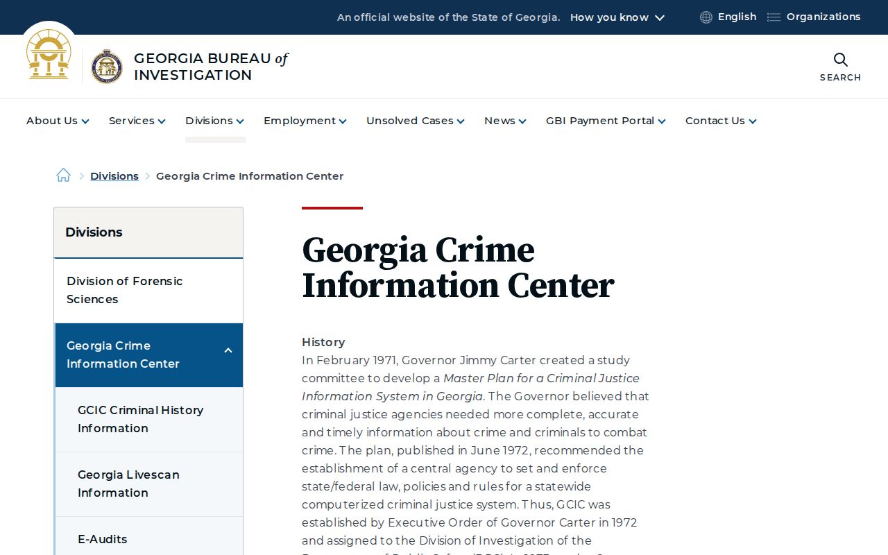 Floyd County criminal history GCIC repository overview